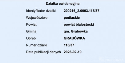 Działka Sprzedaż Grabówka