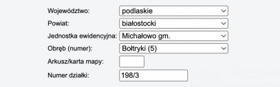 Działka Sprzedaż Bołtryki
